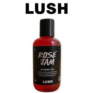 Lush Organic Rose Jam Shower Gel w/ Argan Oil 100ml [Expiration Nov 23 2025] NWT